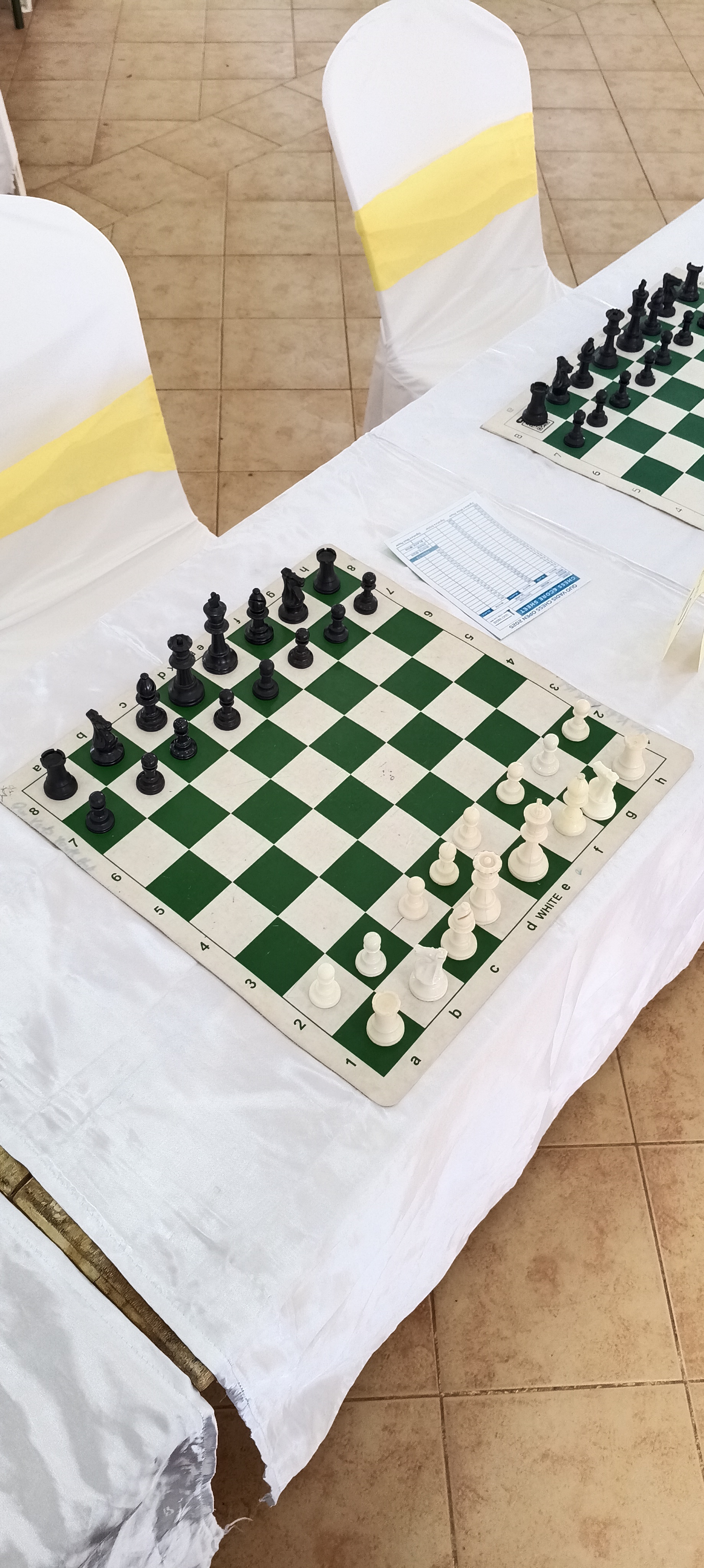 Youth chess match
